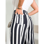Calça Listrada Preta