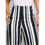 Calça Listrada Preta