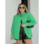 Camisa Social Feminina - Verde 