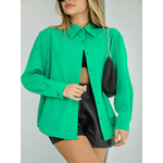 Camisa Social Feminina - Verde 