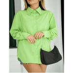 Camisa social Feminina - Verde Menta 