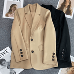 Casaco elegante de terno feminino, moda coreana, escritório solto, jaqueta casual feminina, tops femininos vintage feminino Harajuku, primavera, outono, novo