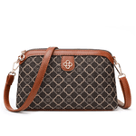 Bolsa crossbody de couro Coffee