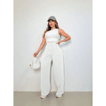 REF: 3271 - Calça Feminina Cintura Alta Branco