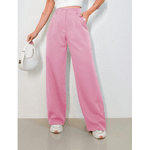 REF: 3271 - Calça Feminina Cintura Alta Rosa chiclete
