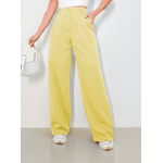 REF: 3271 - Calça Feminina Cintura Alta Amarelo