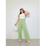 REF: 3271 - Calça Feminina Cintura Alta Verde Menta