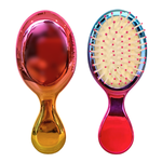Mini escova de cabelo com cerdas de nylon macias