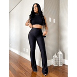Calça feminina Legging versátil/justa ao corpo/ Preta
