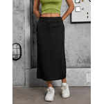 Saia Feminina Midi Preto