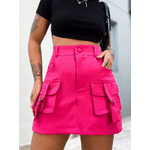 Short Saia Feminina Pink /Modelo Cargo 