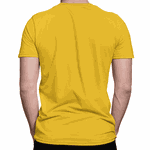 Camiseta Masculina 100% Algodão 30.1 Amarelo