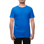 Camiseta Masculina 100% Algodão 30.1 Azul Royal