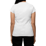Camiseta Feminina (Babylook) 100% Algodão 30.1 Branca