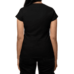 Camiseta Feminina (Babylook) 100% Algodão 30.1 Preto