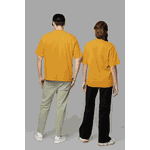 Camiseta Oversized 100% Algodão 30.1 Amarelo