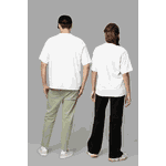Camiseta Oversized 100% Algodão 30.1 Branco