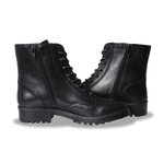 Bota Coturno C/ Cadarço Preta