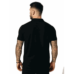Camisa Gola Polo Piquet Preta 