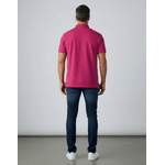 Camisa Gola Polo Piquet Rosa Pink