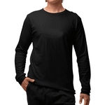 Camiseta Térmica Masculina Segunda Pele UV Manga Longa Preta