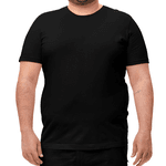Camiseta Masculina Tamanho Especial 100% Algodão 30.1 Marinho Copia