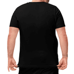 Camiseta Masculina Tamanho Especial 100% Algodão 30.1 Marinho Copia