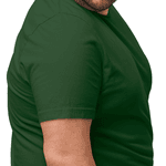 Camiseta Masculina Tamanho Especial 100% Algodão 30.1 Verde Musgo