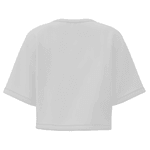 Cropped Feminino Oversized 100% Algodão 30.1 Branco
