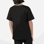 Camiseta Básica Juvenil Preto