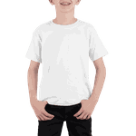 Camiseta Básica Infantil Branco