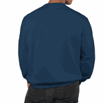 Moletom Gola Careca Azul Marinho