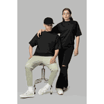 Camiseta Oversized 100% Algodão 30.1 Preto