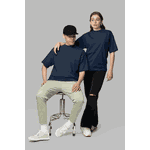 Camiseta Oversized 100% Algodão 30.1 Marinho