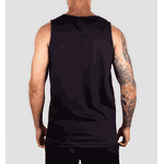 Regata Masculina 100% Algodão 30.1 Preto