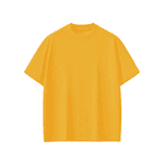 Camiseta Oversized 100% Algodão 30.1 Amarelo