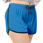 Short Tactel Feminino Azul