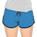 Short Tactel Feminino Azul