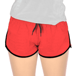Short Tactel Feminino Coral Fluor