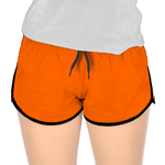 Short Tactel Feminino Laranja Fluor