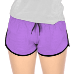Short Tactel Feminino Lilás