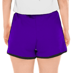 Short Tactel Feminino Roxo
