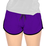 Short Tactel Feminino Roxo