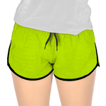 Short Tactel Feminino Verde Fluor