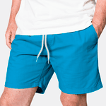 Short Tactel Masculino Azul Claro 