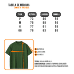 Camiseta Oversized 100% Algodão 30.1 Preto