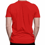 Camiseta Masculina 100% Algodão 30.1 Vermelho