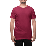 Camiseta Masculina 100% Algodão 30.1 Vinho