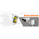 MINI FONTE ORGANIZADORA AMB EXTERNO 12V 2A - 24W