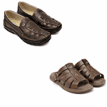 Kit 2 pares Sapatilha Mocassim e Sandália Anti Stress 